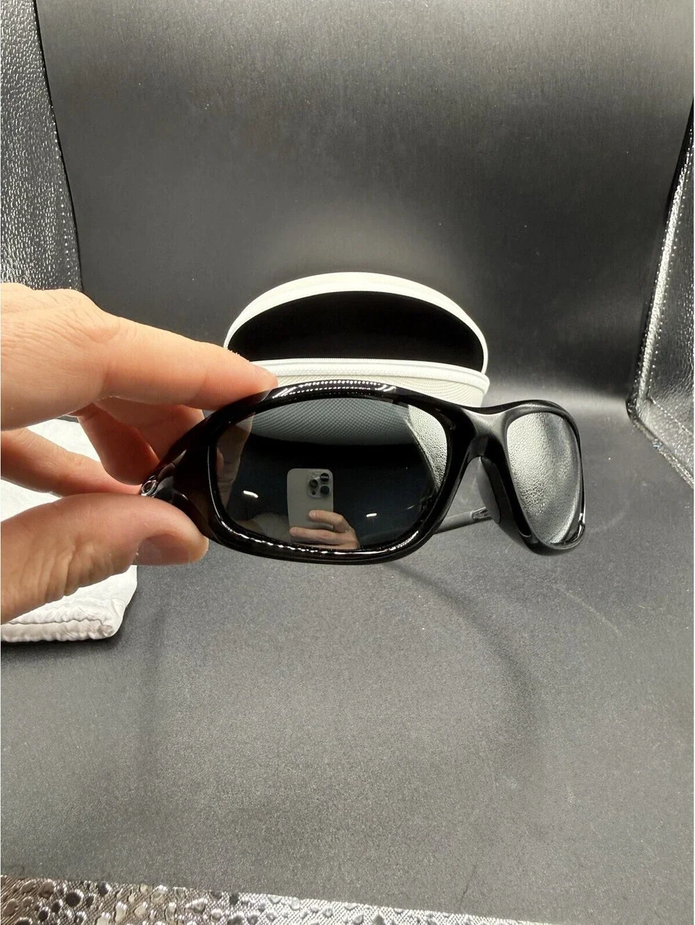 Oakley Encounter Polished Black/Black Iridium Polarized OO9091-05 - Picture 5 of 11
